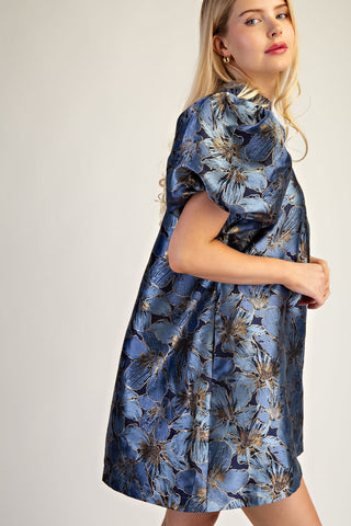 Bloom Babe Puff Sleeve Mini Dress