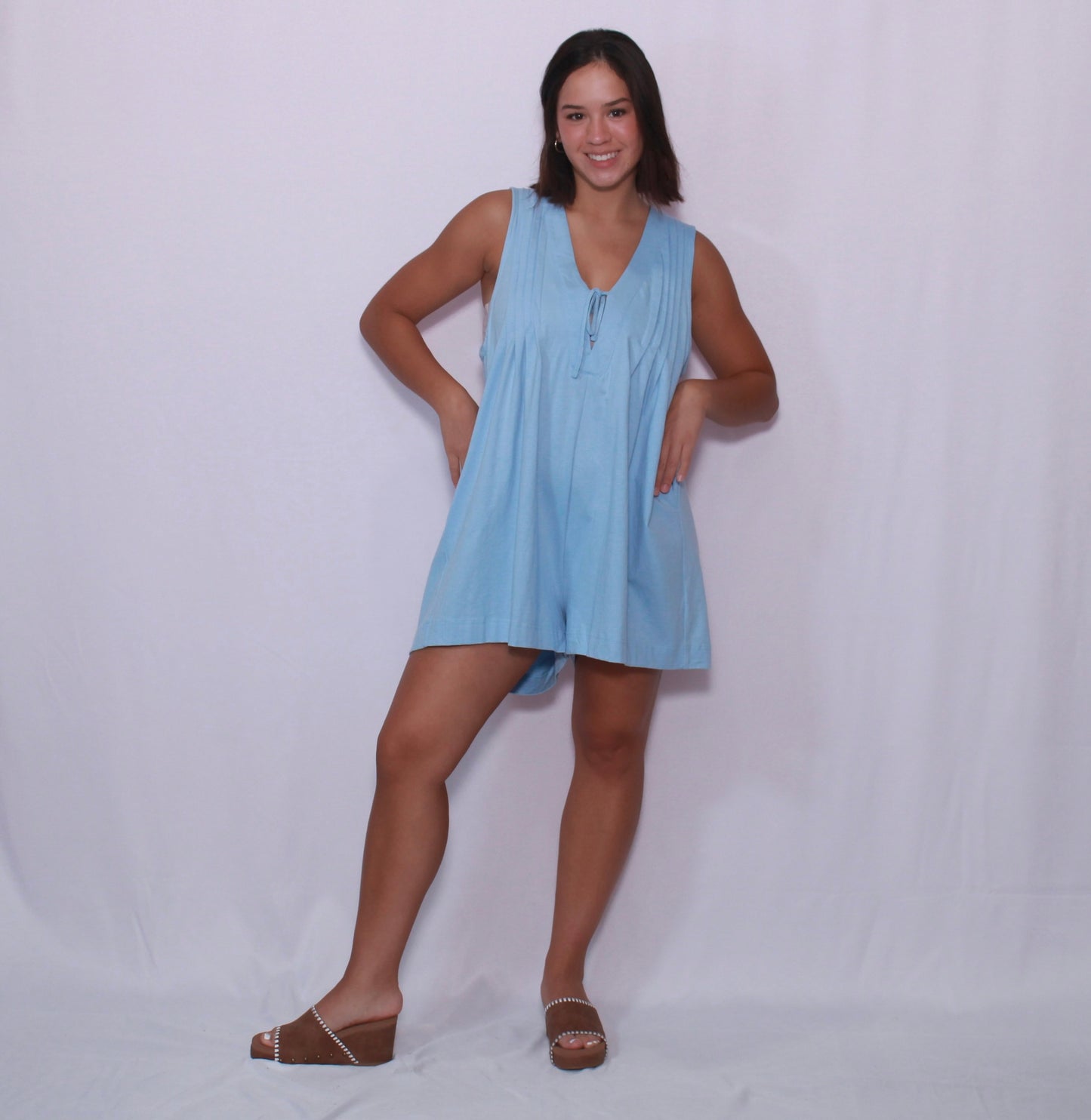 Pintuck Romper