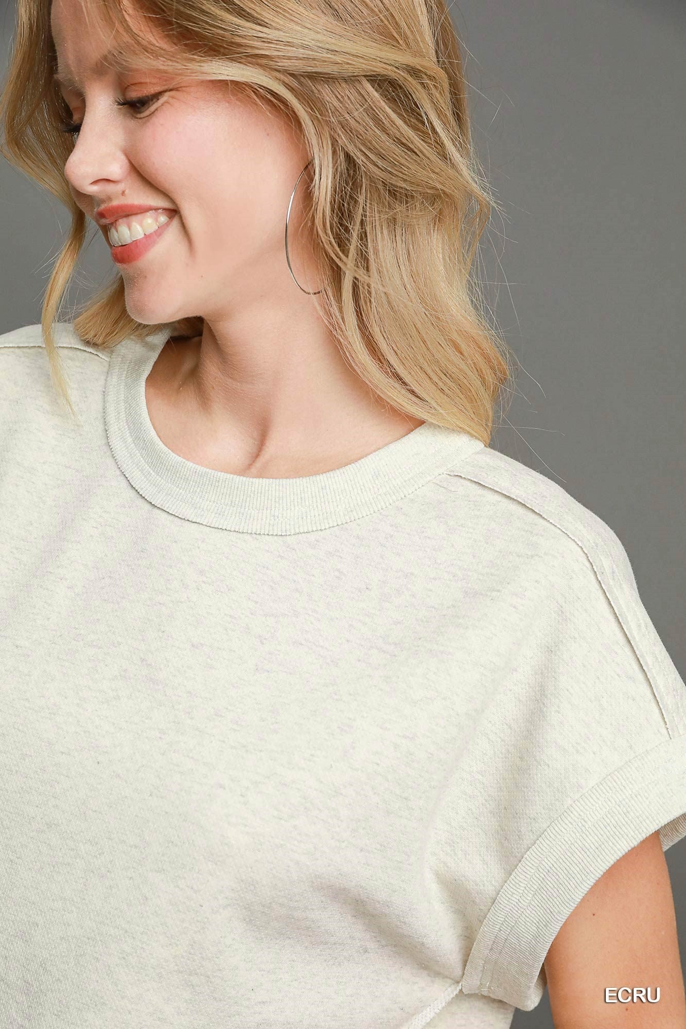 French Terry Cropped Top