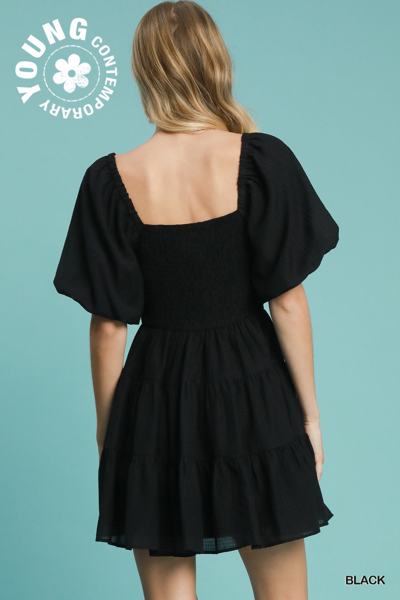 Seersucker Mini Dress
