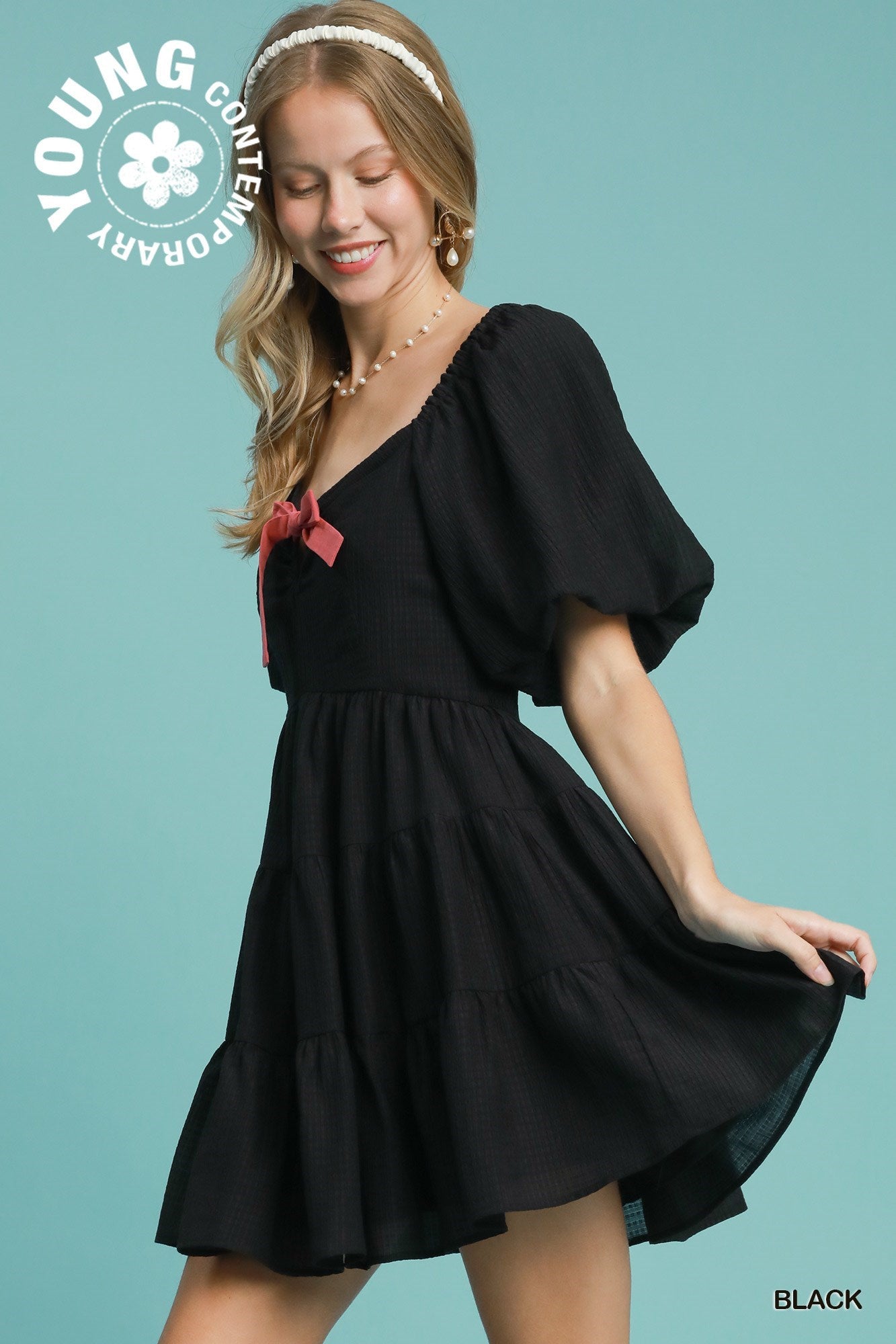 Seersucker Mini Dress