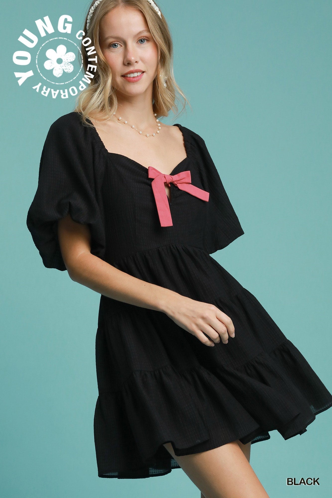 Seersucker Mini Dress
