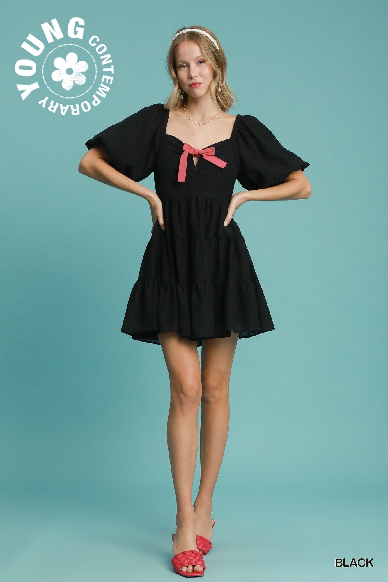 Seersucker Mini Dress