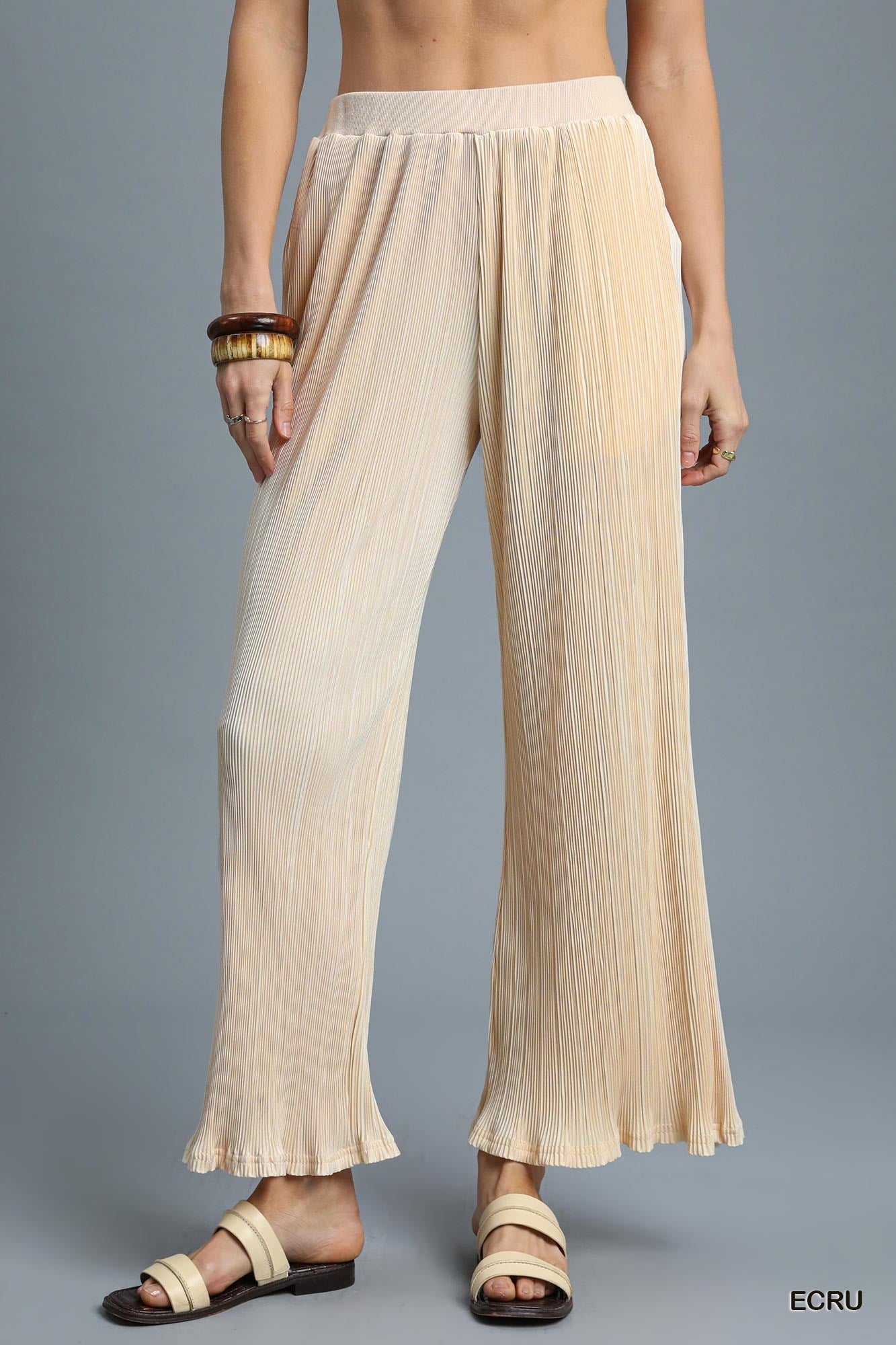 Sun Kissed Pleated Wide Legged Pants