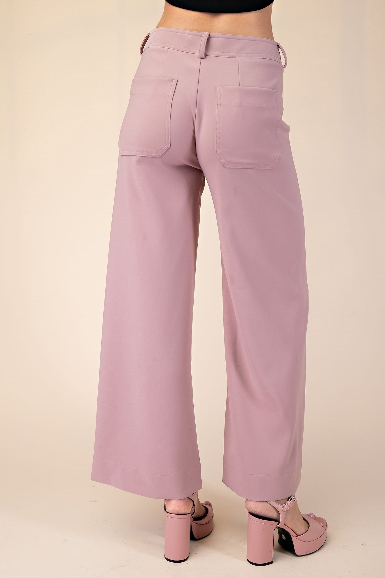 Crop Wide-Leg Pants