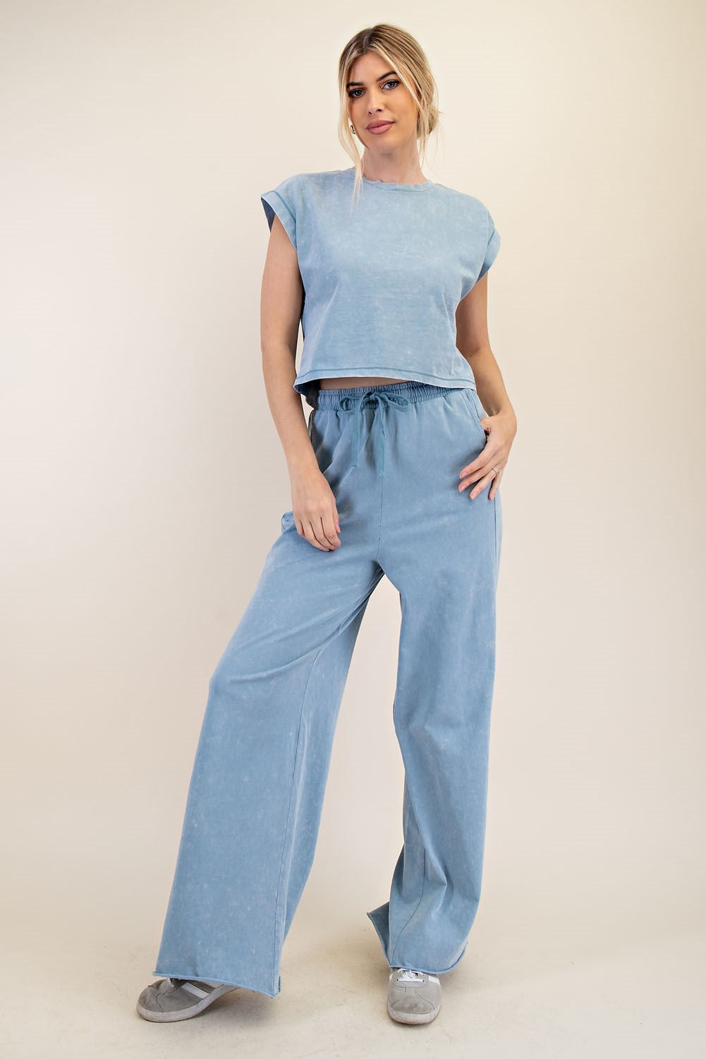 Round Neck Short Sleeve Top