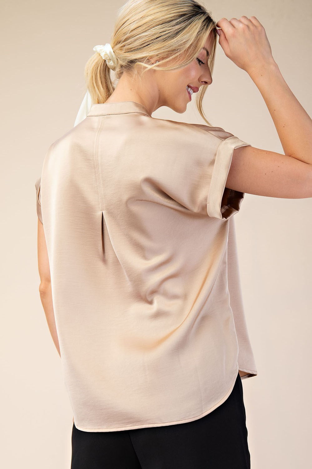 Short-Sleeve Blouse