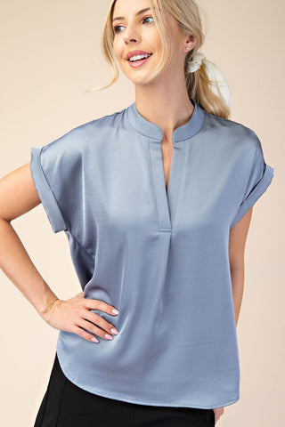 Short-Sleeve Blouse