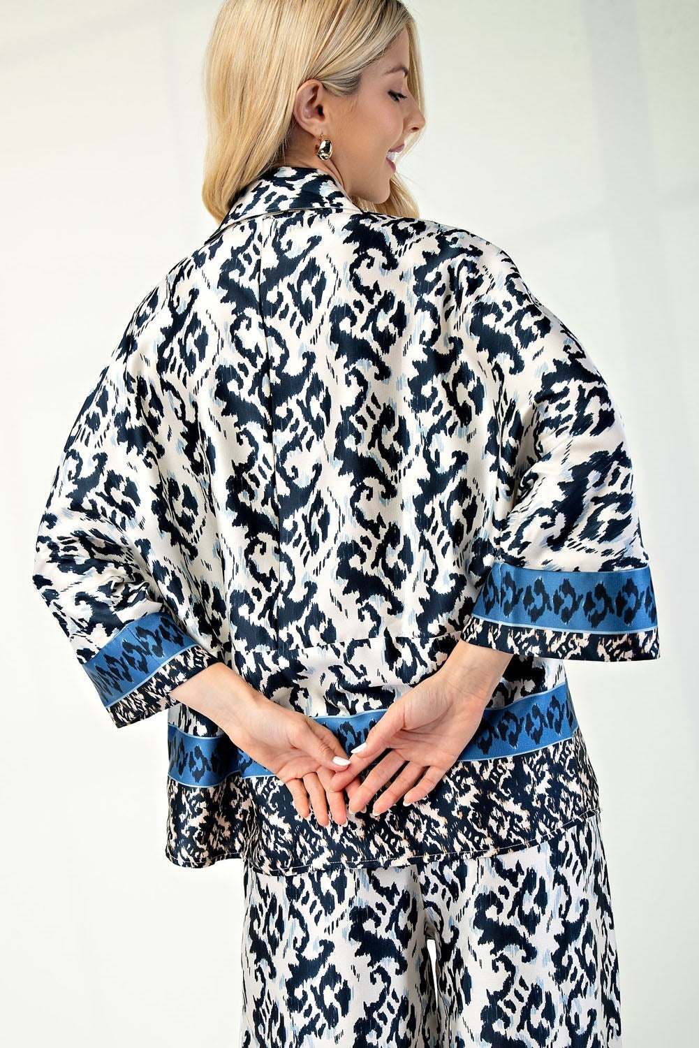 Lapel Collar Oversize Shirt