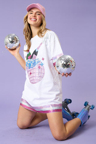 Mirror Ball & Champagne Dress