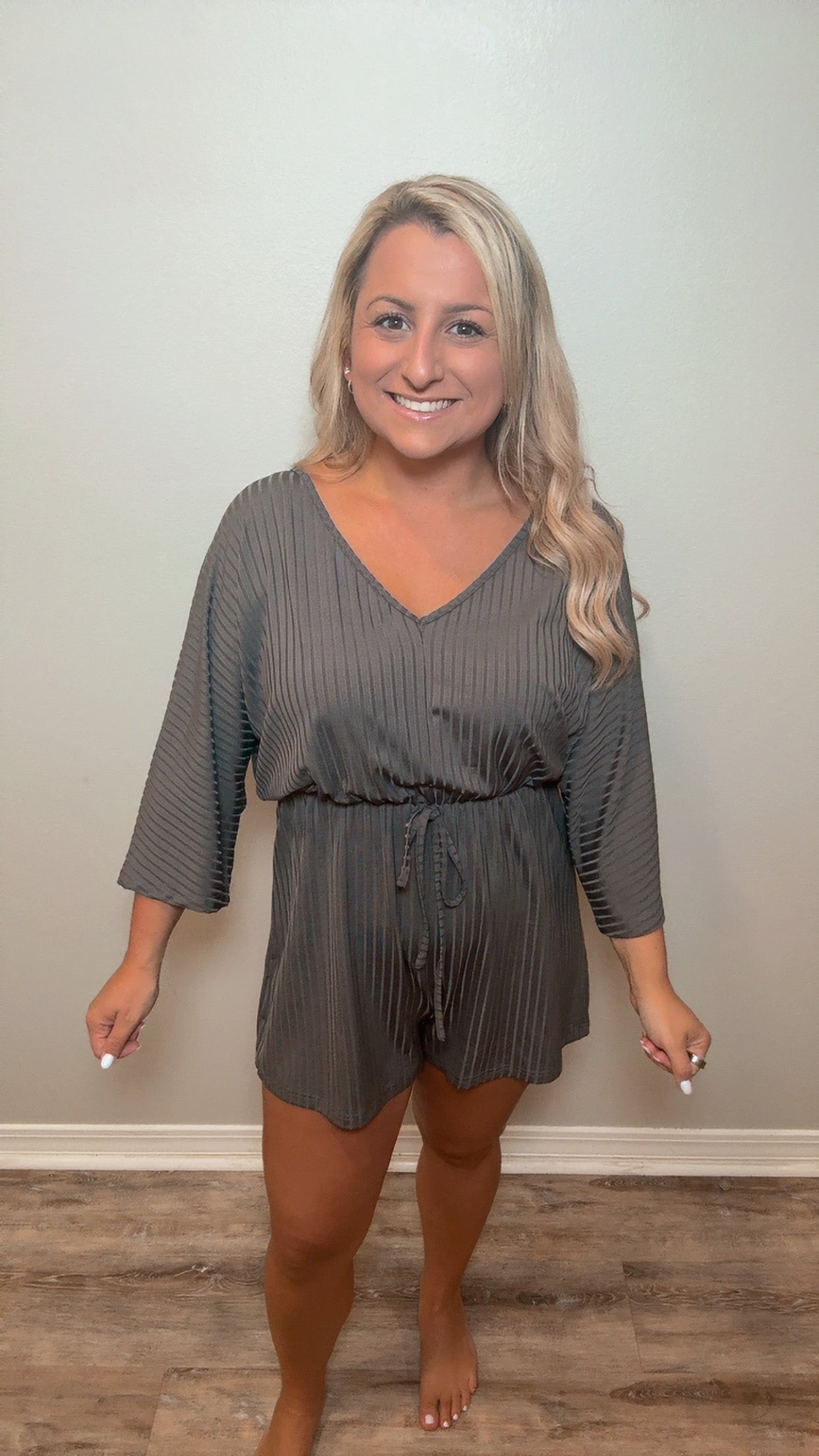 Lightly Loved Gray Romper