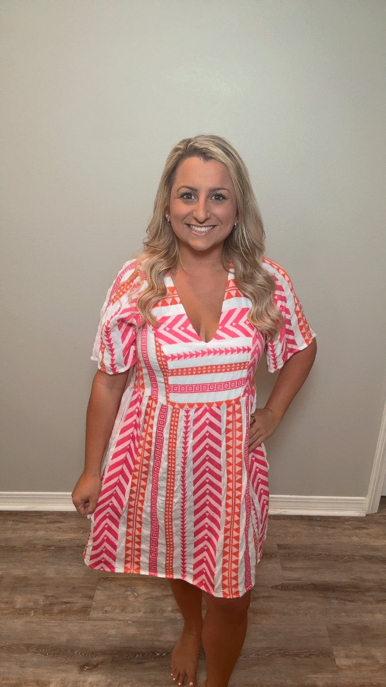 Lightly Loved Pink Striped Dress