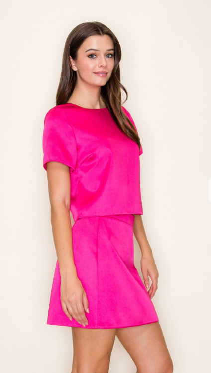 Fuchsia Flame Top