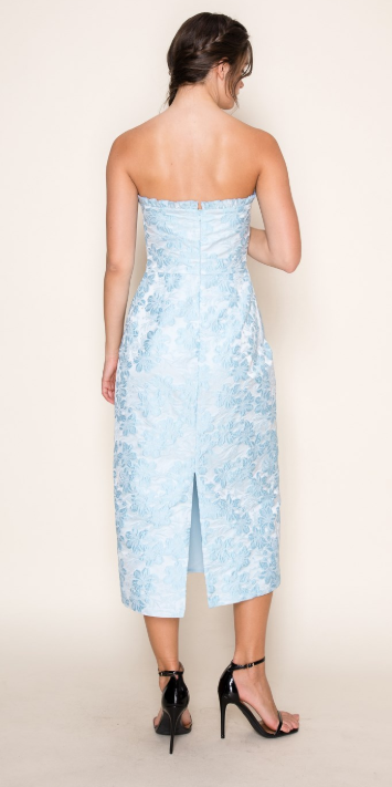 Ice Blossom Midi Dress