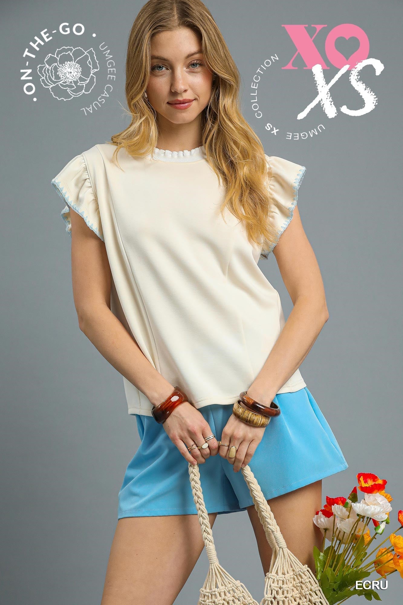 Ruffle Sleeve Top