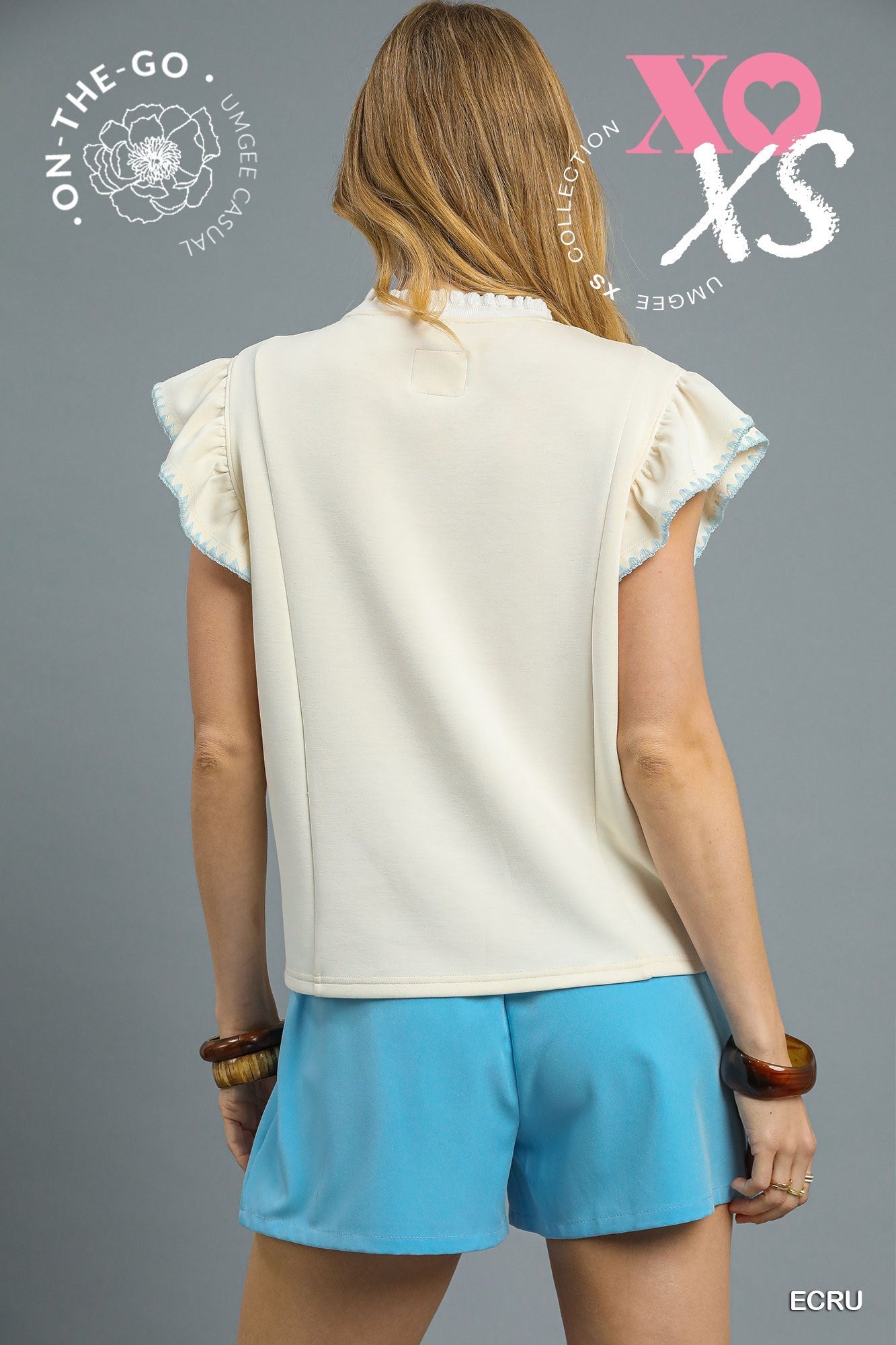 Ruffle Sleeve Top