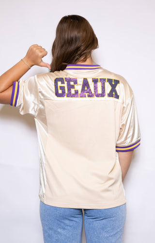 LSU Vintage Sequin Design Jersey