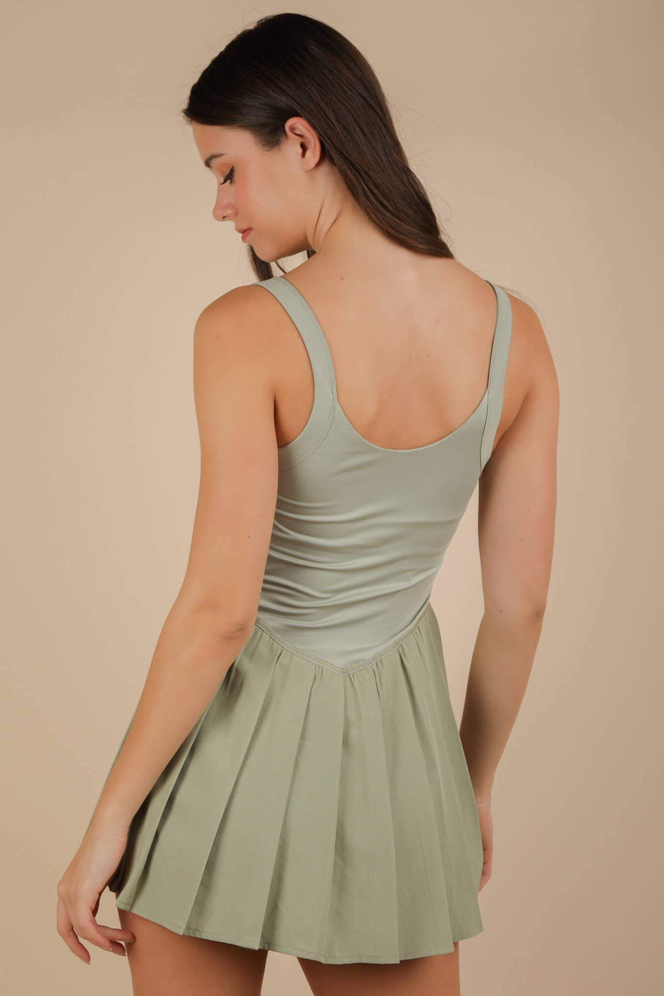 Pleated Skirt Activewear Dress