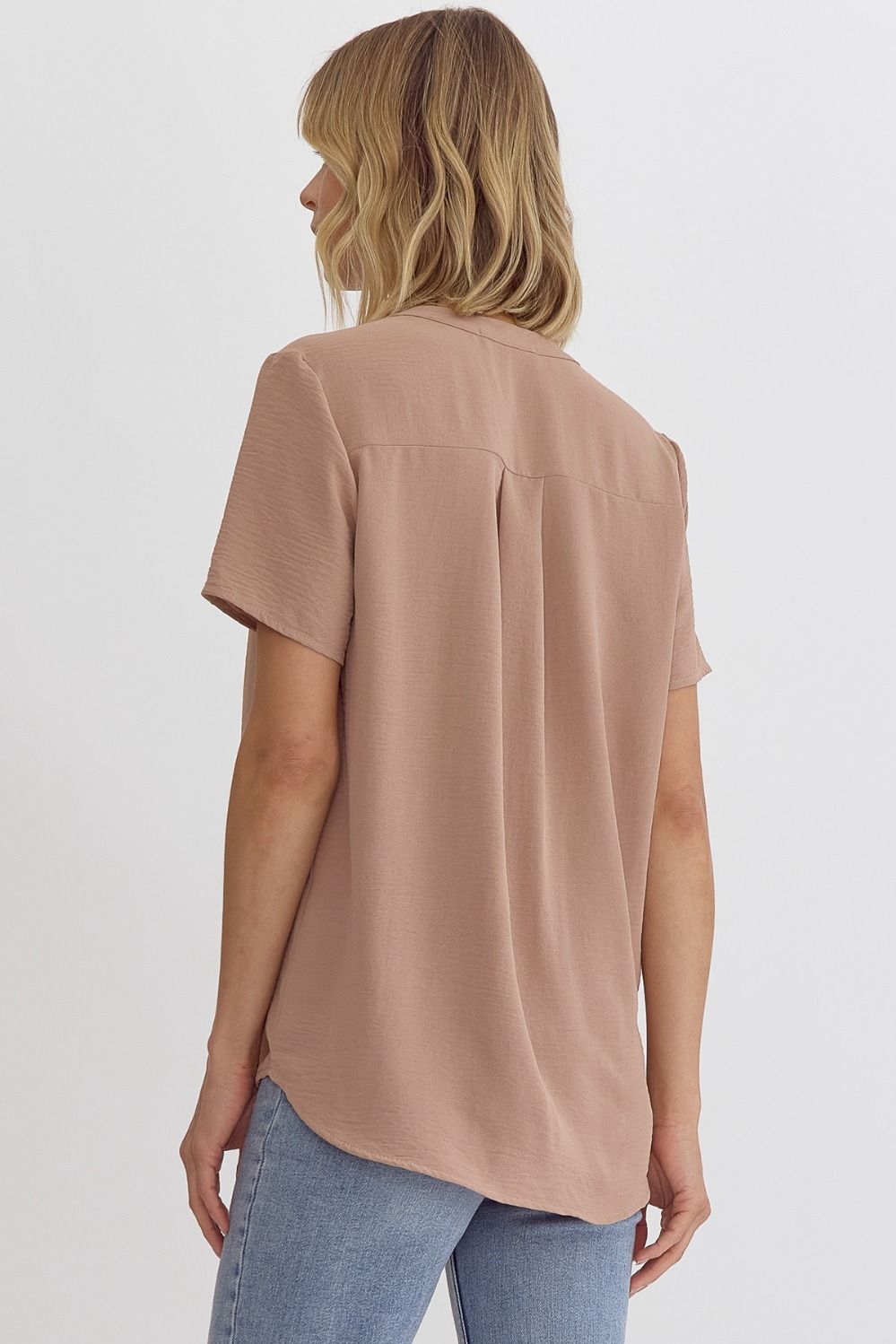 Entro Solid V-neck