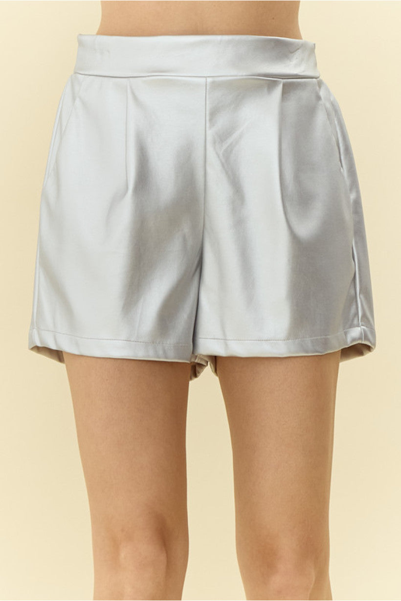 Baddie Pleather Shorts