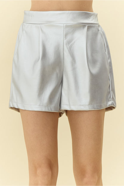 Baddie Pleather Shorts