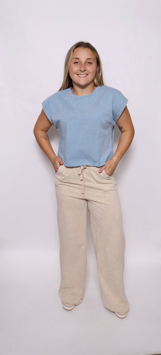 Waist Elastic Pants