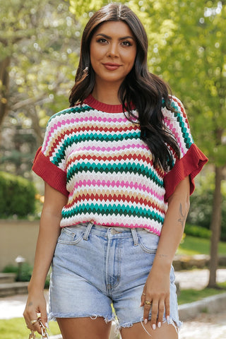 Marlowe Stripe Knit Top