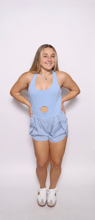 Front Cutout Romper Activewear