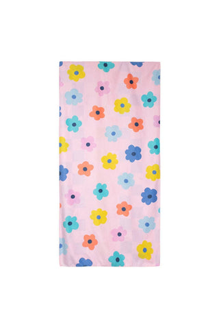 Check Yes Floral Quick Dry Towel
