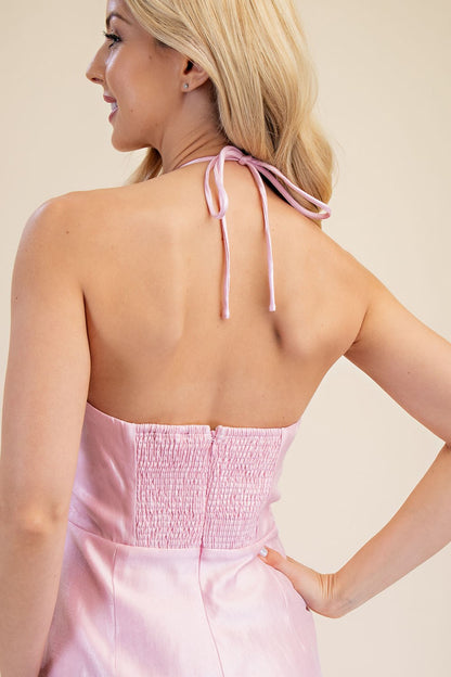 Bow Trim Romper