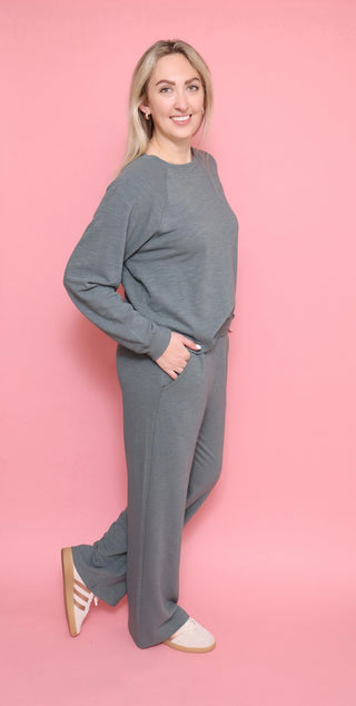 Cozy Slate Zenana Set