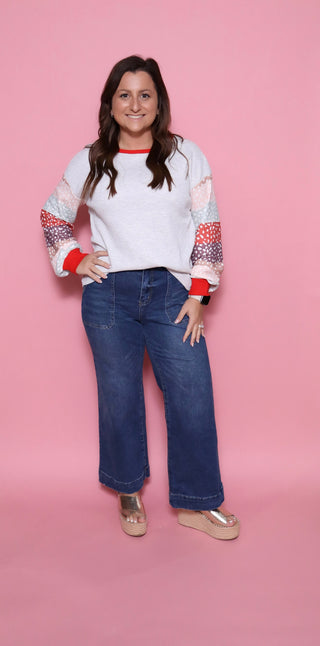Autumn Breeze Sleeve Top