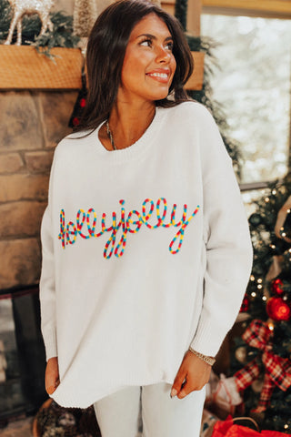 Holly Jolly Script Sweater
