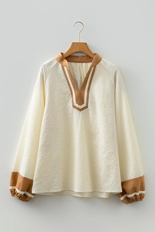 The Harper Contrast Blouse