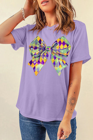 Mardi Gras Bow Tee
