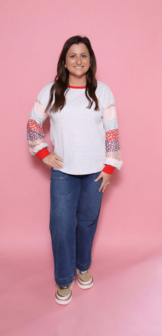 Autumn Breeze Sleeve Top