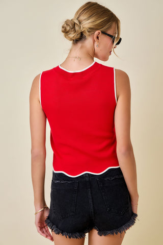 Cherry Outline Chic Top