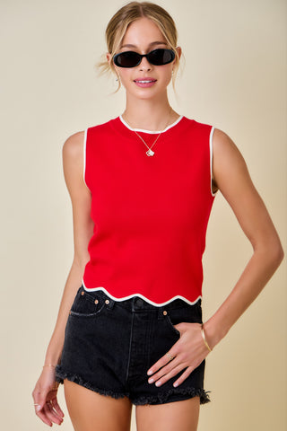 Cherry Outline Chic Top