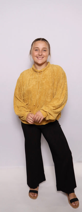 Knit Turtle Neck Sweatshirt