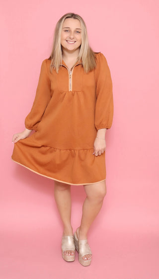 Coffee Run Quilted Dress