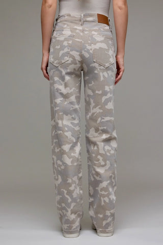HIDDEN Stone Camo Straight-Leg Jeans