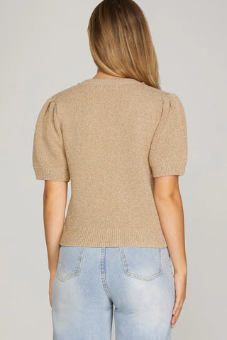 She&Sky Charming Details Knit Top