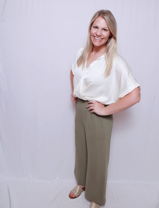 Soft Sage Slacks