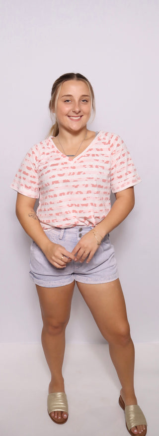 Leopard Knit Top