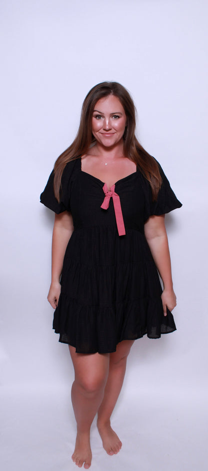 Seersucker Mini Dress