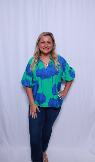 Floral Print Blouse