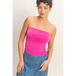 Ruched Bandeau Top
