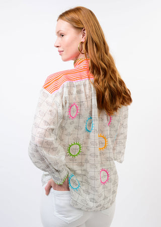 Ivy Jane Neon Sunburst Top