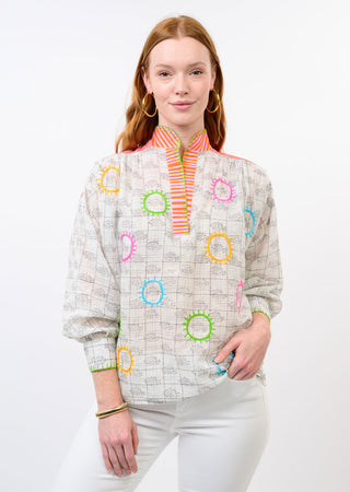 Ivy Jane Neon Sunburst Top