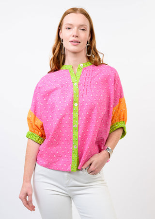 IVY JANE Pop Art Parrot Top